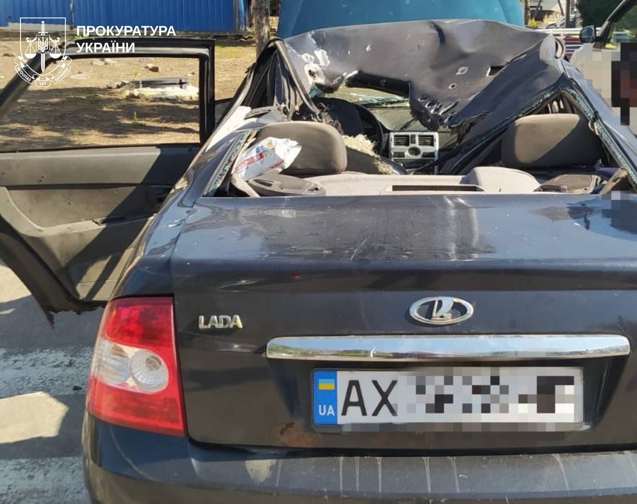 Росіяни атакували дроном автомобіль в Харківській області