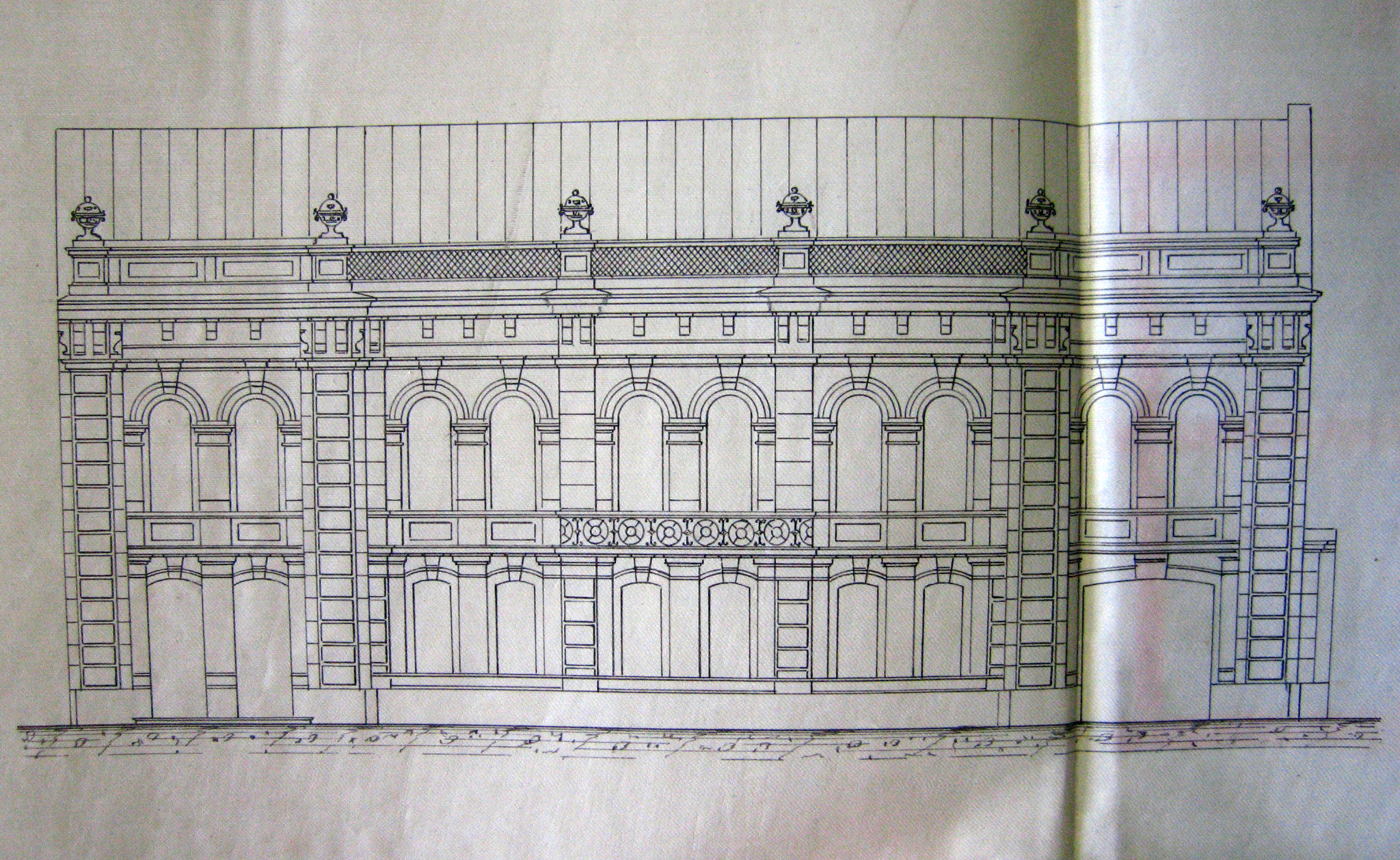 Проект дома Виктора Бискупского, 1883 год