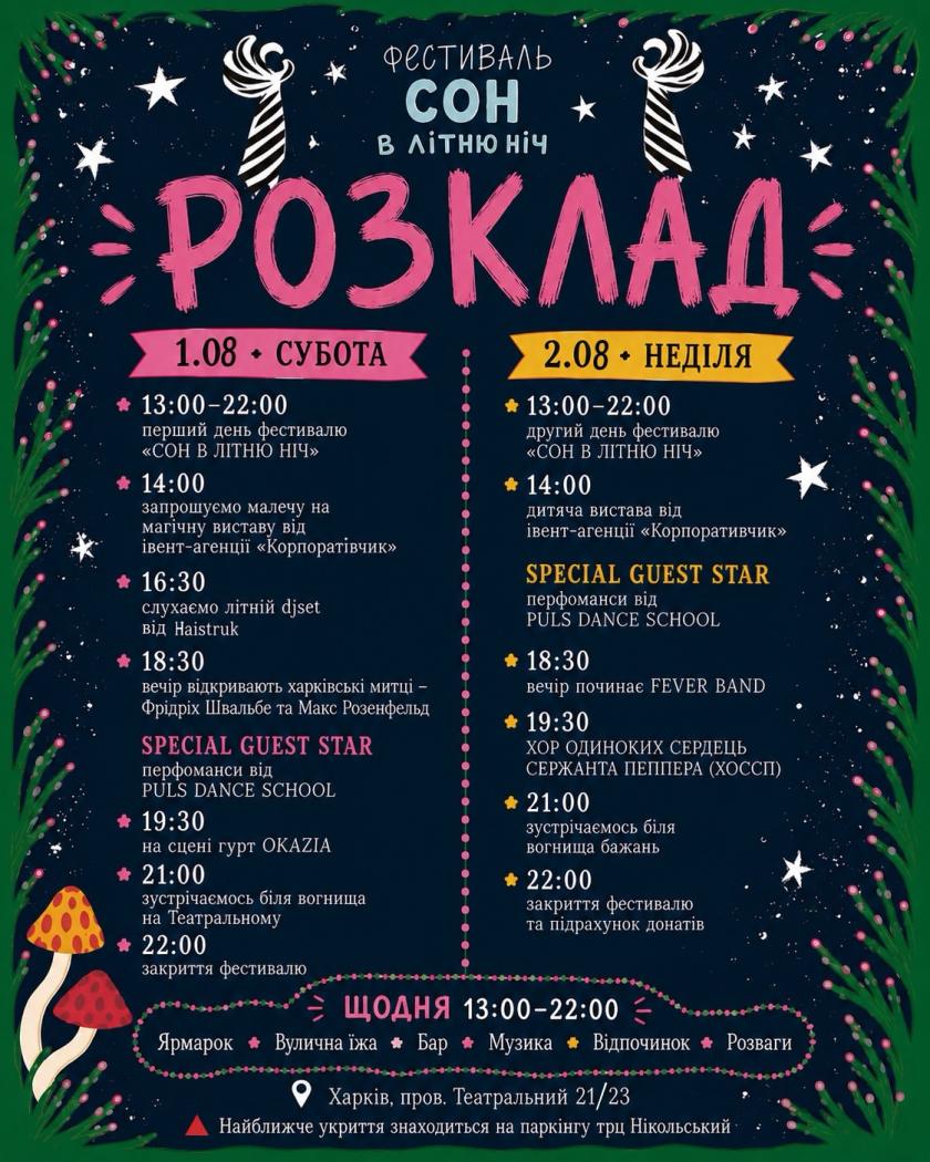 розклад
