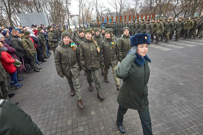 присяга. Фото: Сергей Козлов/KHARKIV Today