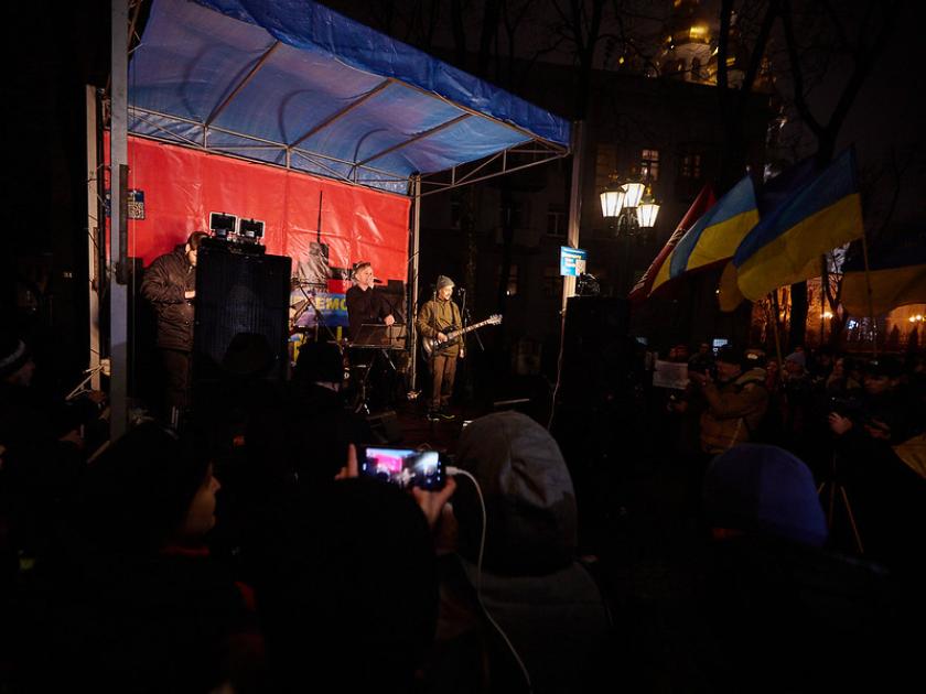 Концерт в поддержку Riffmaster в Харькове. Фото: Сергей Козлов / KHARKIV Today