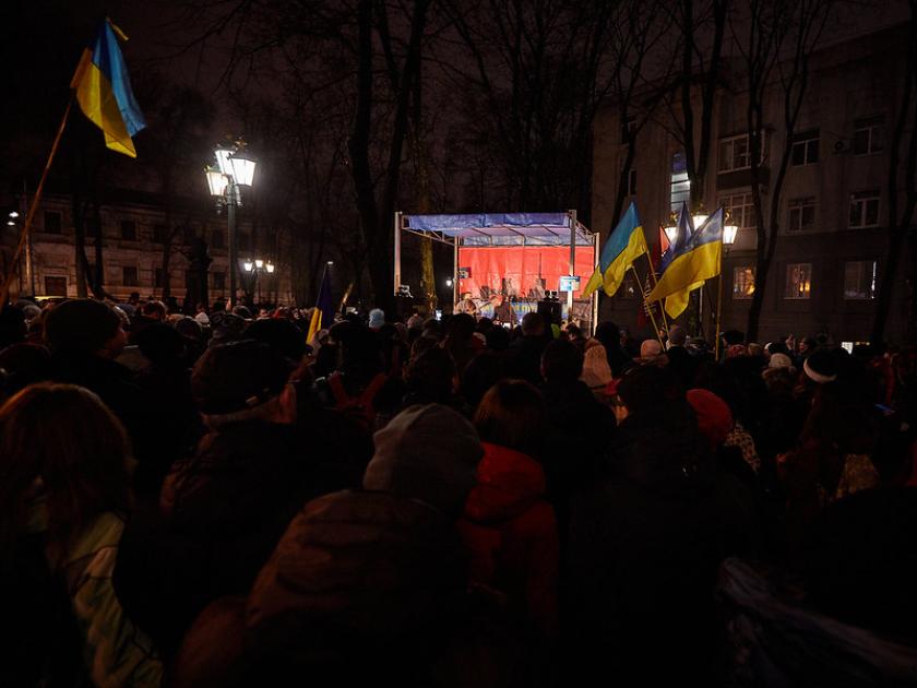 Концерт в поддержку Riffmaster в Харькове. Фото: Сергей Козлов / KHARKIV Today