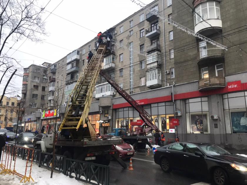 "звездное небо" на Пушкинской. Фото: KHARKIV Today