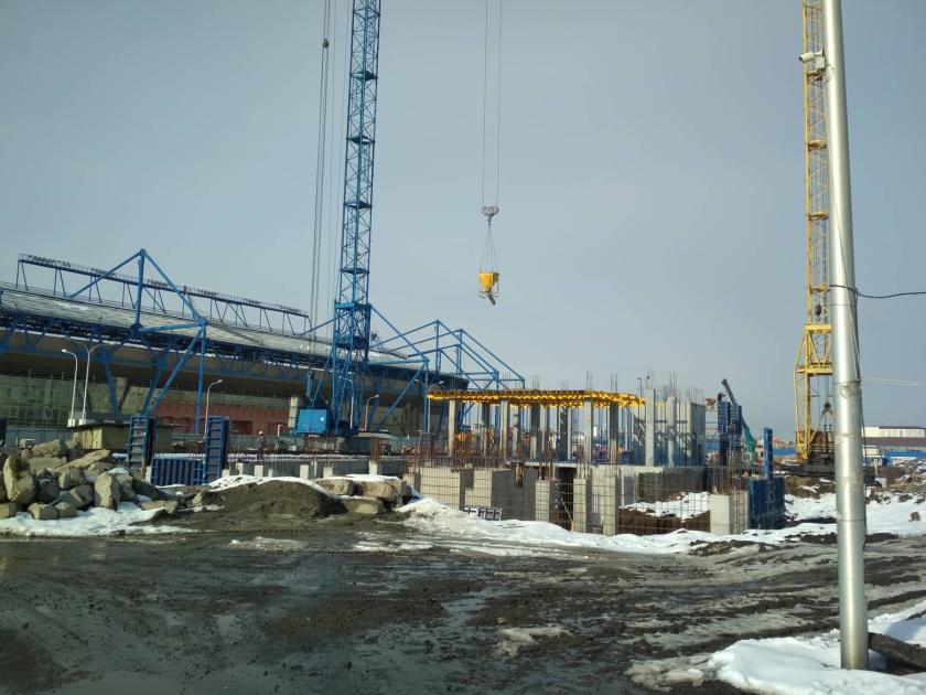 ЖК "Спортивный" возле "Металлиста". Фото: KHARKIV Today