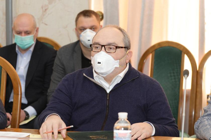 Геннадий Кернес в Харьковской ОГА. Фото: Сергей Козлов / KHARKIV Today