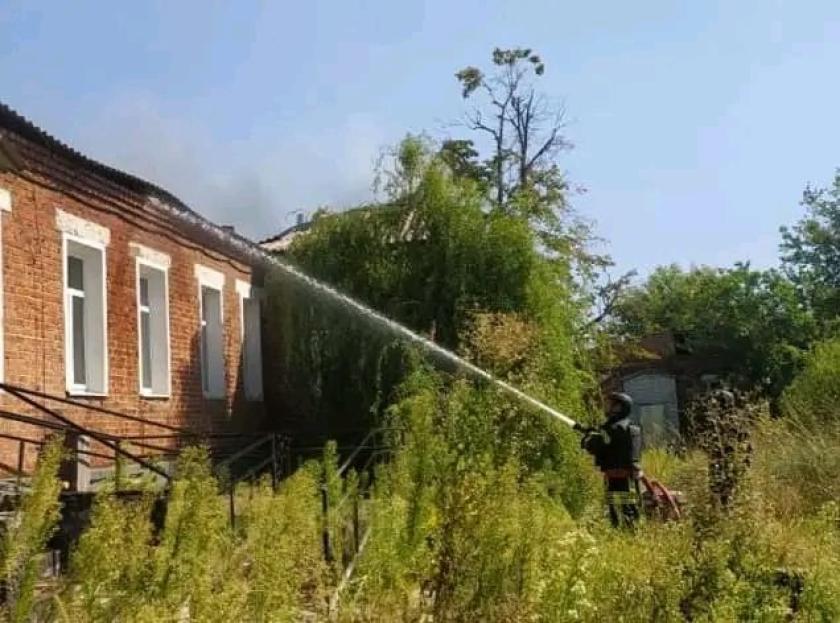 пожежа Вовчанськ 1