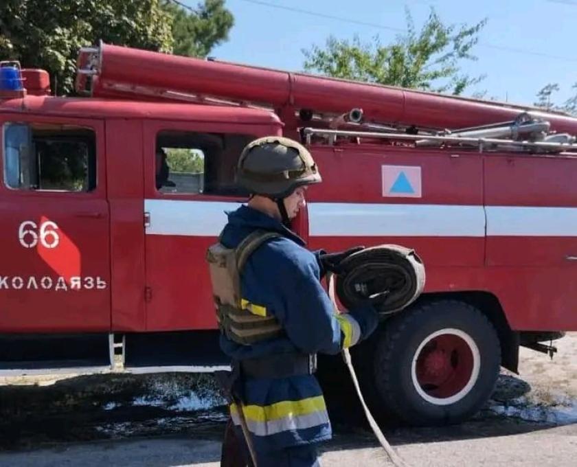 пожежа Вовчанськ 1