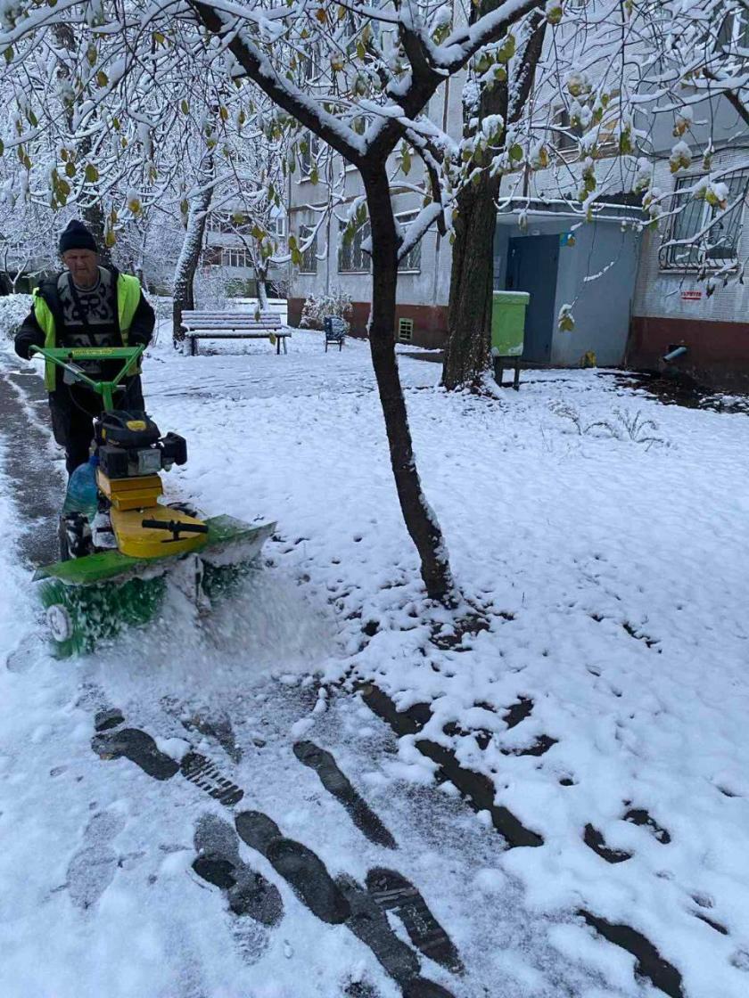 перший сніг у Харкові
