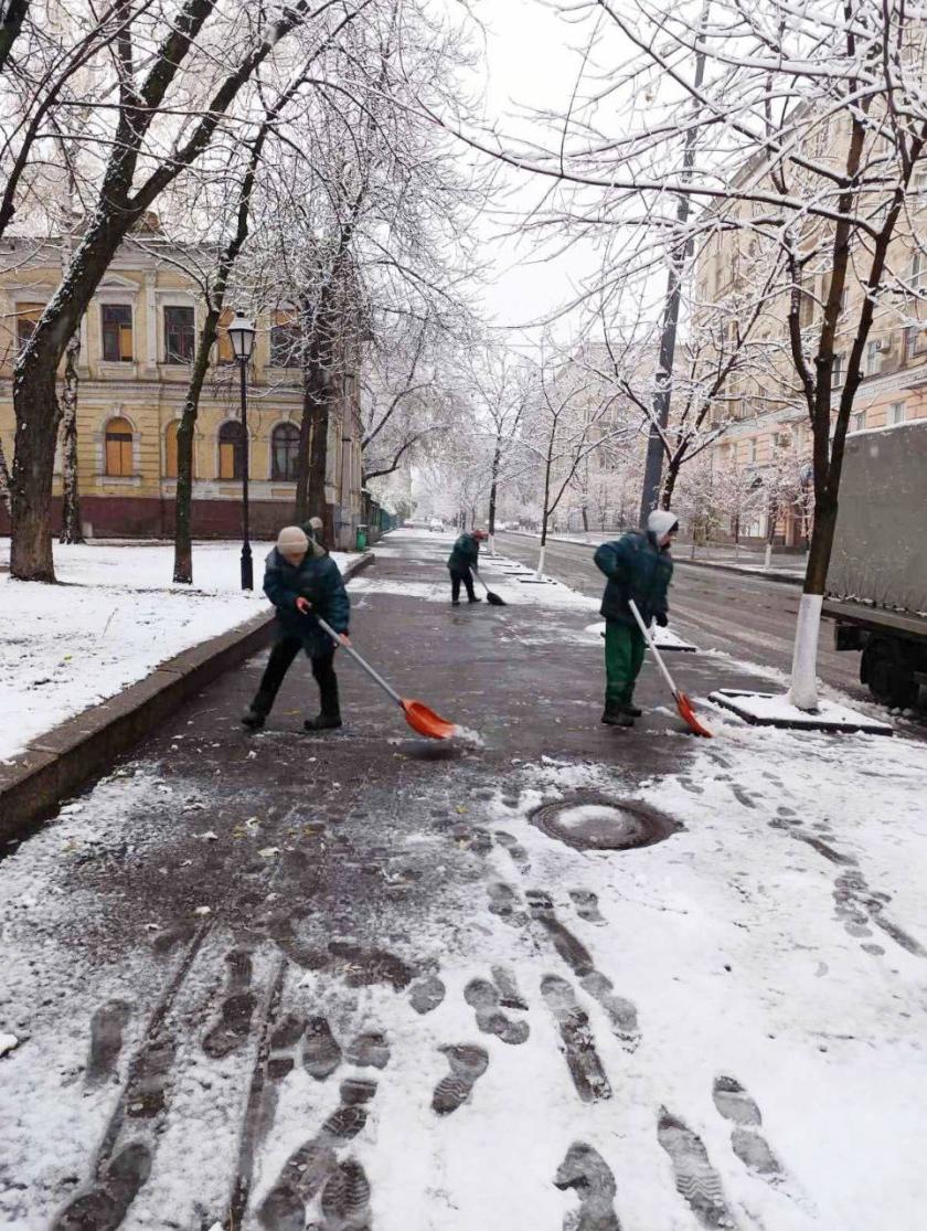 перший сніг у Харкові