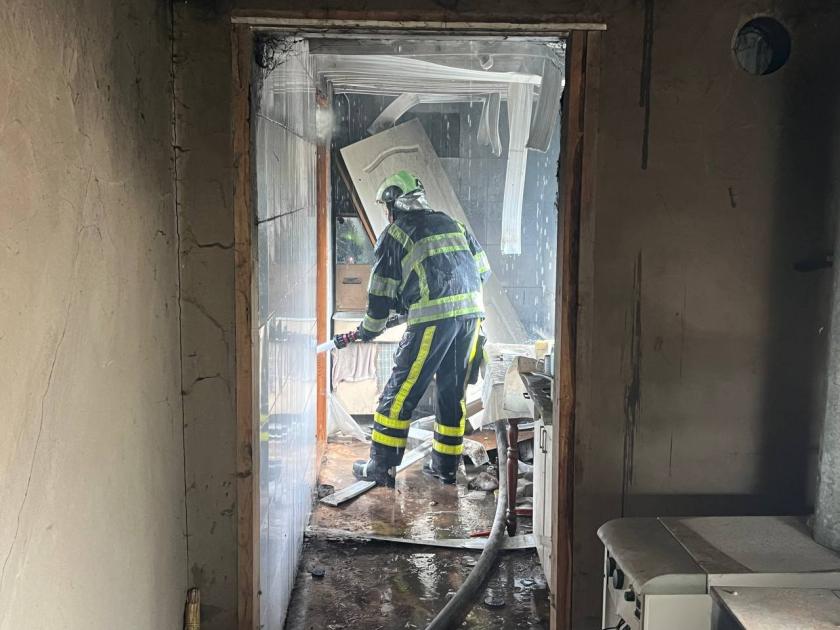 Під час пожежі у Харківському районі загинув чоловік