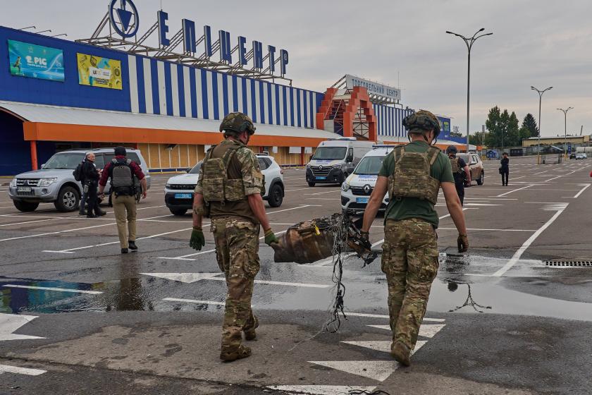Який вигляд має харківський "Епіцентр" після удару реактивним дроном