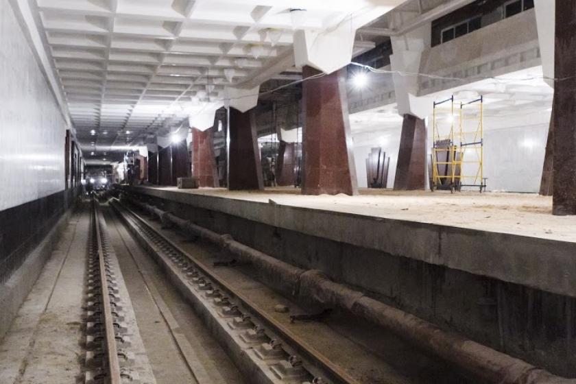 На Алексеевке строят тоннели к будущему депо.