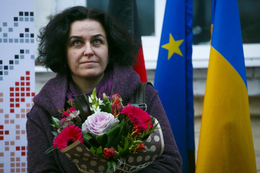 Открытие мурала на улице Пушкинской. Фото: Константин Чегринский / KHARKIV Today Фото: Константин Чегринский / KHARKIV Today