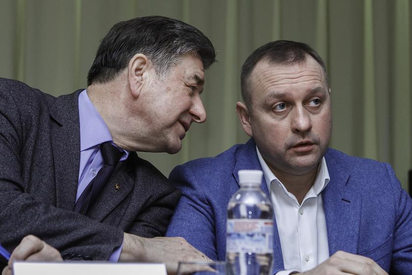 Вице-мэр Андрей Руденко (справа) сообщил в Киеве, что замечаний к расчетам нет. Фото: Константин Чегринский / KHARKIV Today.