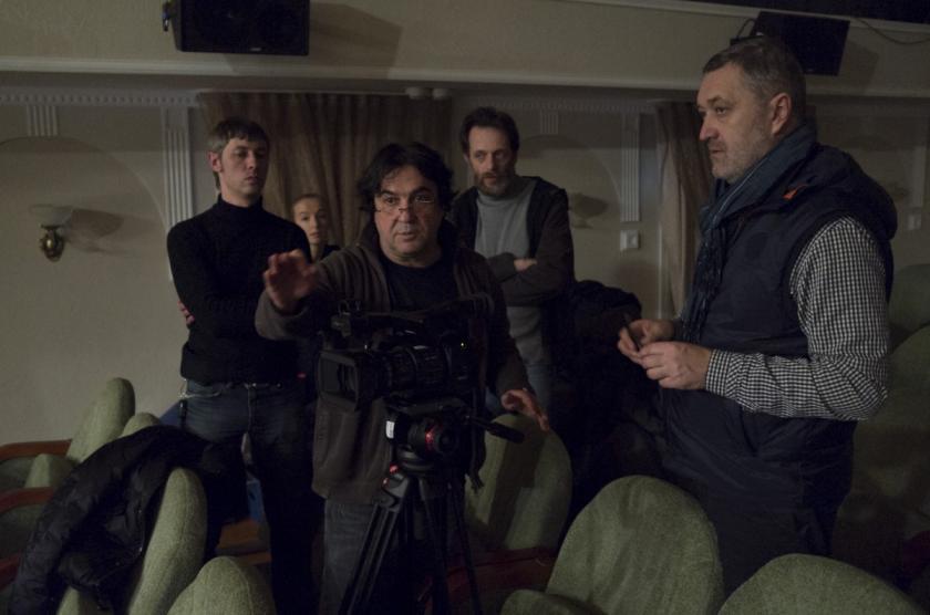 Съемки фильма о харьковском художнике Вагриче Бахчаняне. Фото: magikafilm.com.ua