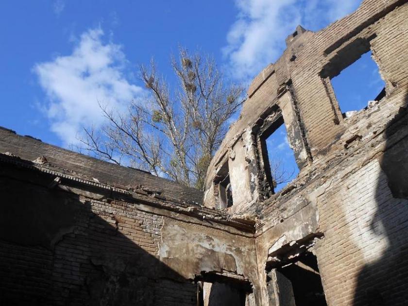 Неделя после пожара в Старом Мерчике.