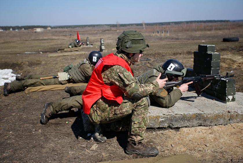 В Харькове завершились тактико-специальные учения отделений. Фото: Нцгвардия