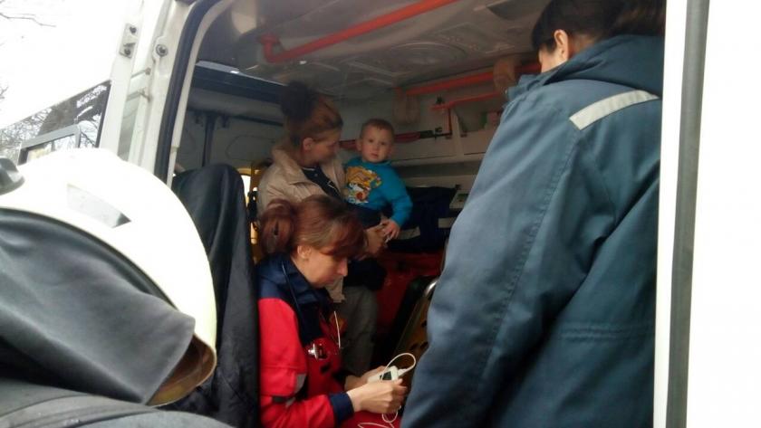 В Харькове пожар в девятиэтажке. Фото: ГСЧС