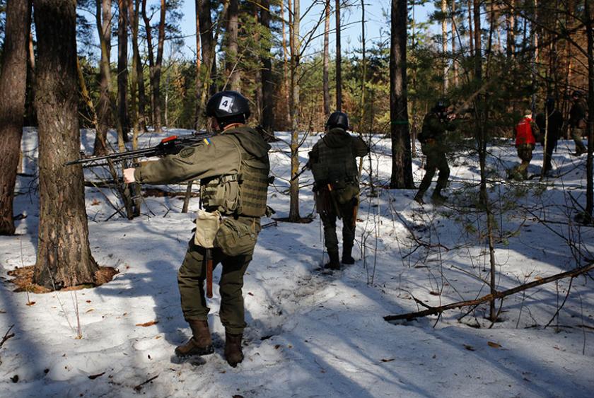 В Харькове завершились тактико-специальные учения отделений. Фото: Нцгвардия