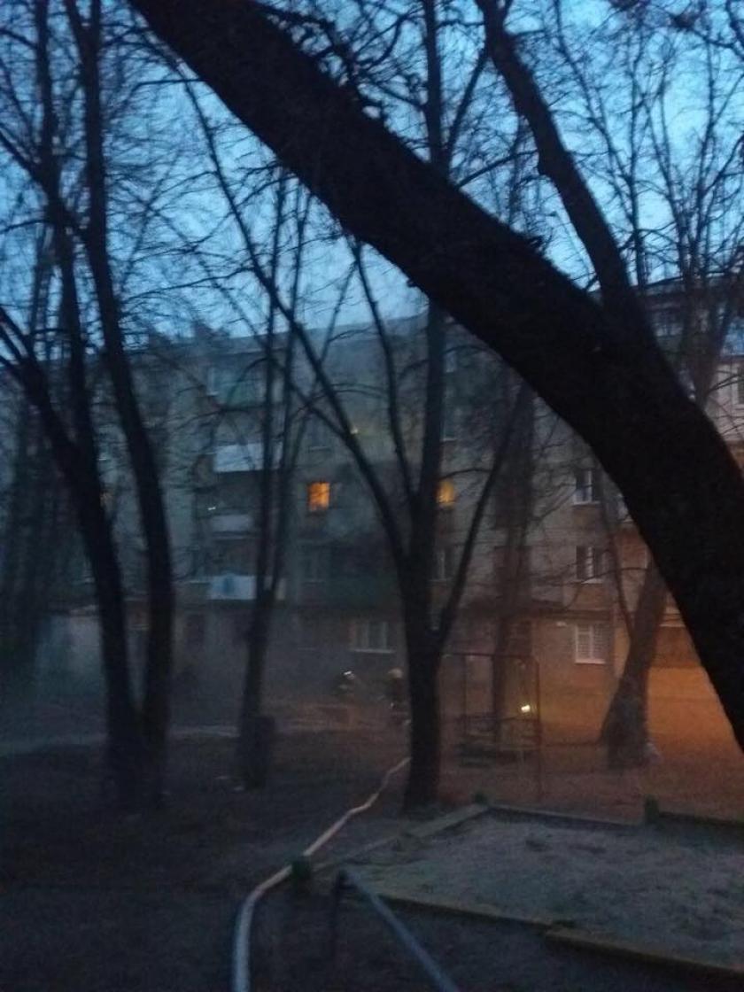 Пожар на Павловом Поле. Фото: соцсети