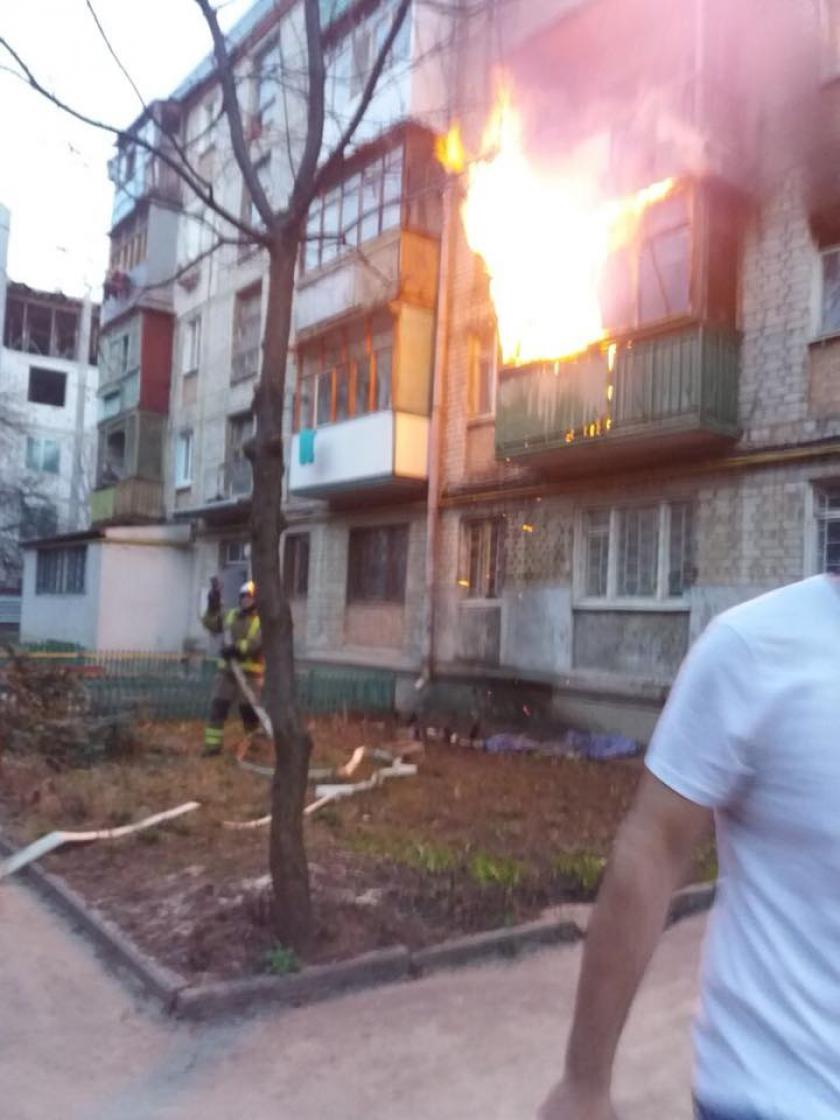 Пожар на Павловом Поле. Фото: соцсети