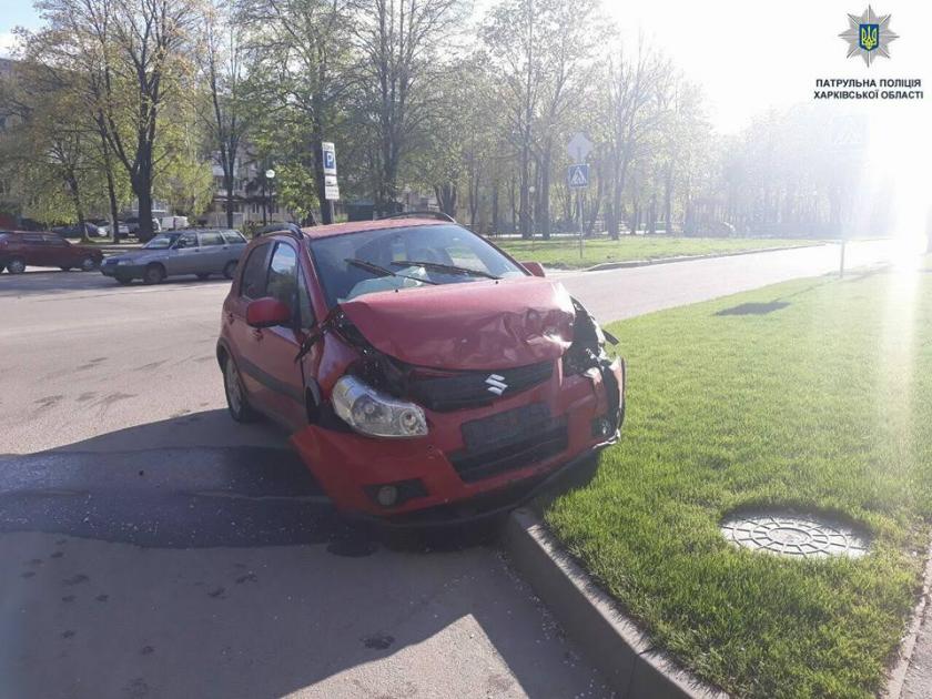 Тройное ДТП в Харькове. Фото: Патрульная полиция Харькова
