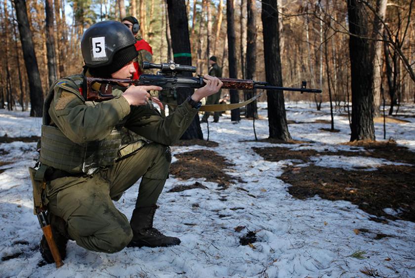 В Харькове завершились тактико-специальные учения отделений. Фото: Нцгвардия