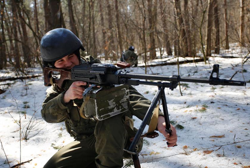 В Харькове завершились тактико-специальные учения отделений. Фото: Нцгвардия