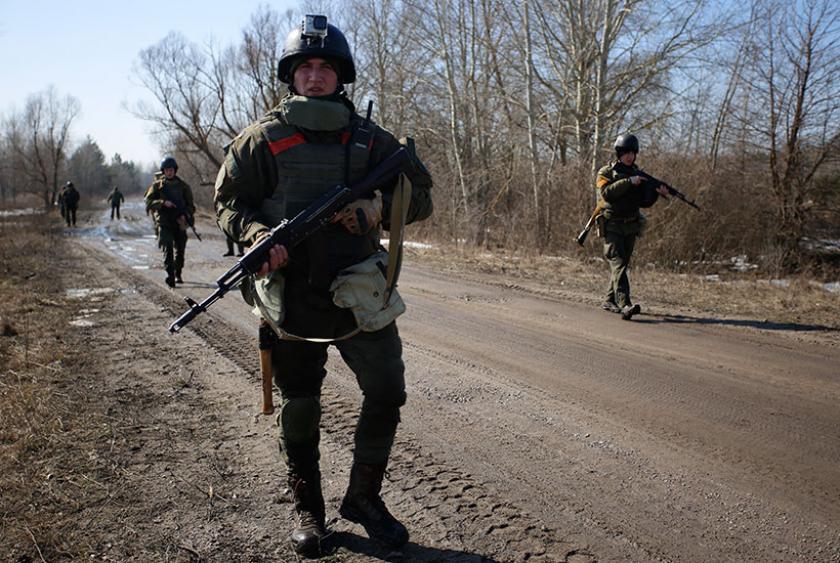 В Харькове завершились тактико-специальные учения отделений. Фото: Нцгвардия