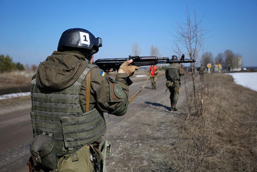 В Харькове завершились тактико-специальные учения отделений. Фото: Нцгвардия