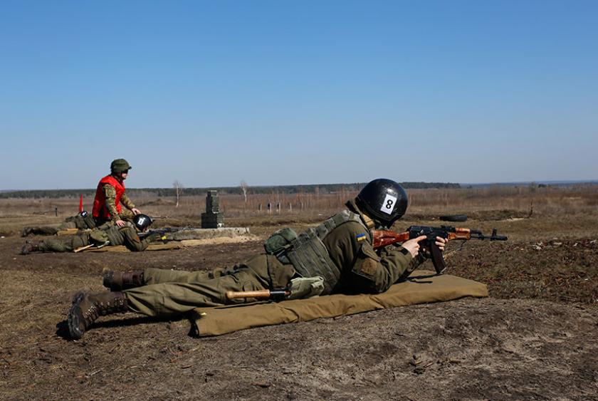 В Харькове завершились тактико-специальные учения отделений. Фото: Нцгвардия