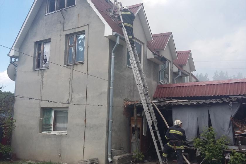 В Малой Даниловке в дачном доме загорелась баня. Фото: ГСЧС