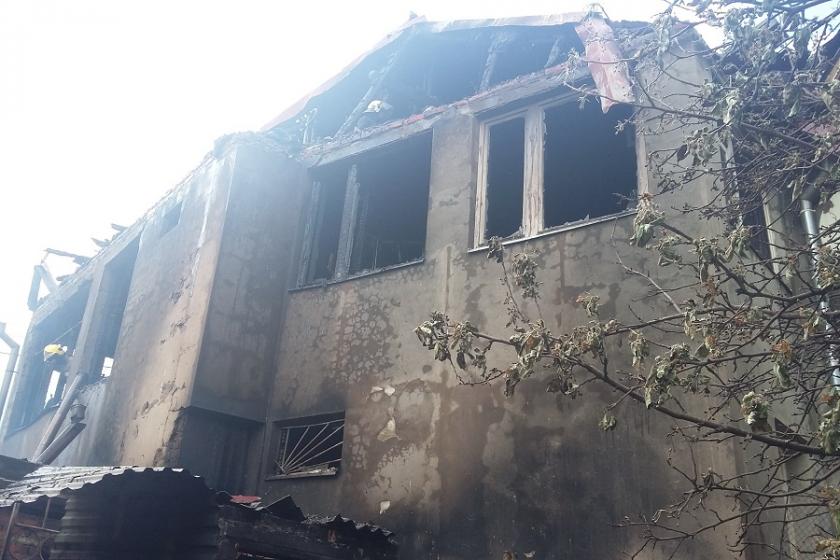 В Малой Даниловке в дачном доме загорелась баня. Фото: ГСЧС