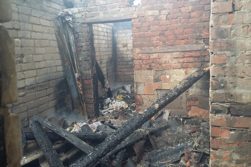 В Малой Даниловке в дачном доме загорелась баня. Фото: ГСЧС