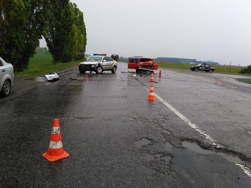 На окружной в ДТП пострадал мужчина. Фото: Надежда Тофан / facebook.com