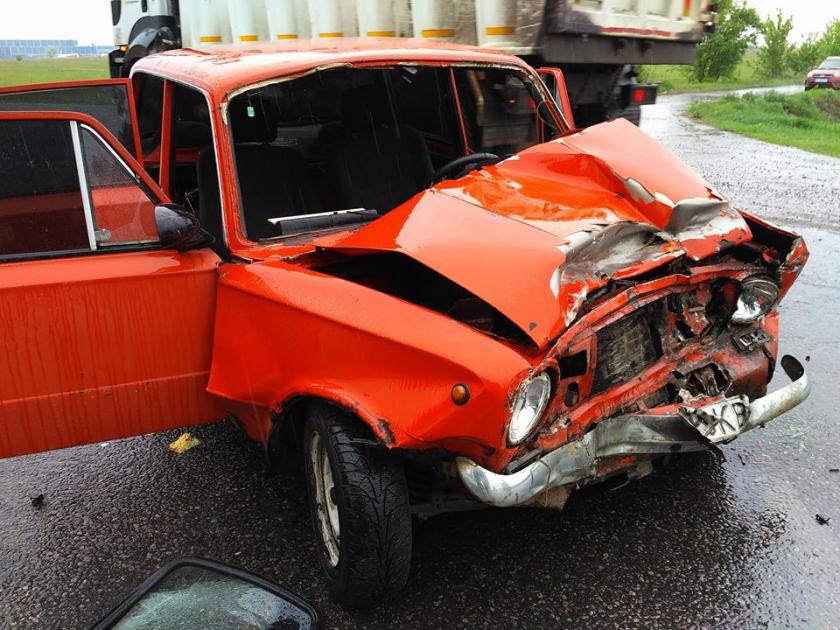 На окружной в ДТП пострадал мужчина. Фото: Надежда Тофан / facebook.com