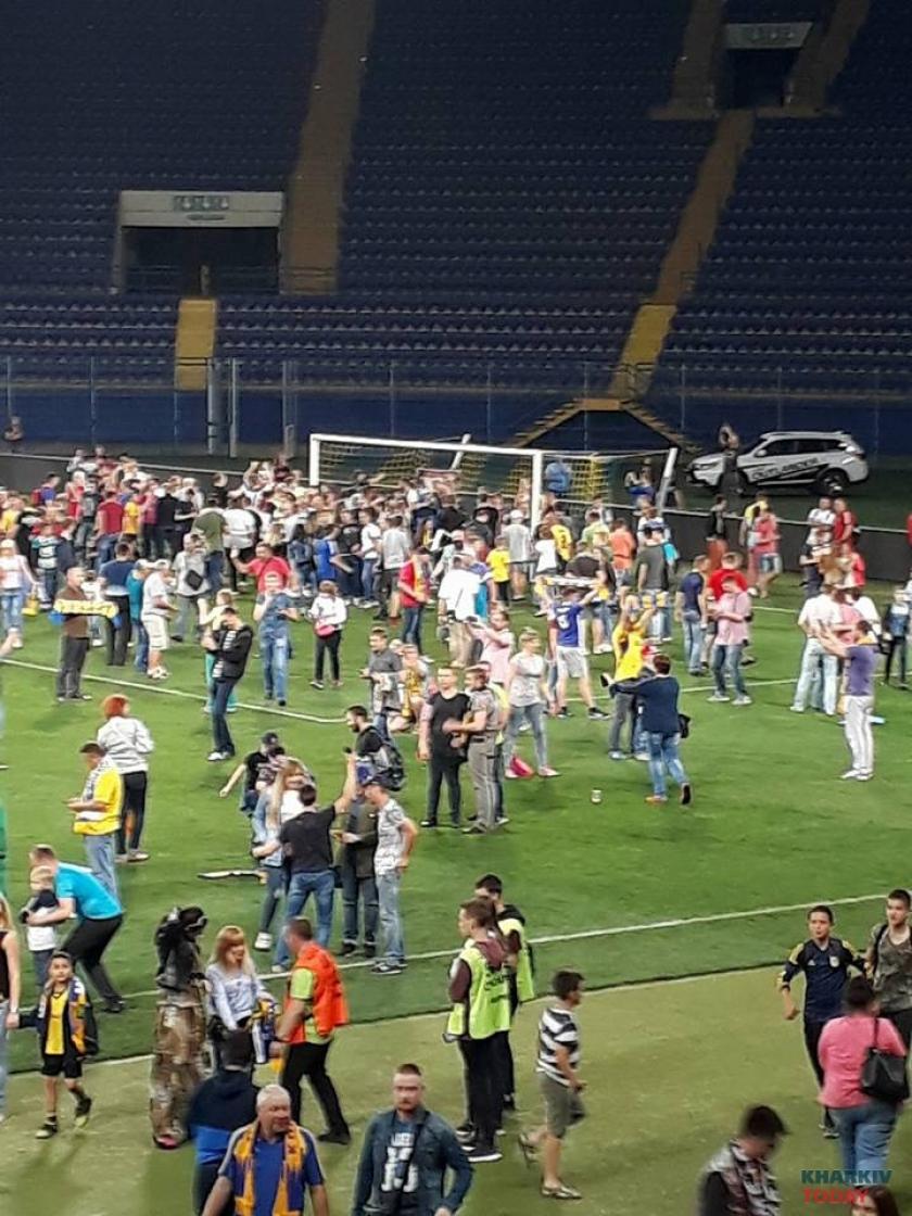 В Харькове прошел прощальный матч Александра Горяинова. Фото: KHARKIV Today