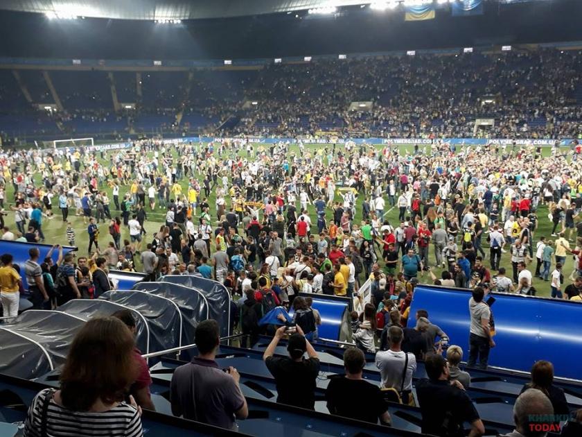 В Харькове прошел прощальный матч Александра Горяинова. Фото: KHARKIV Today