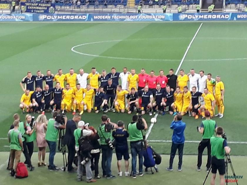 В Харькове прошел прощальный матч Александра Горяинова. Фото: KHARKIV Today