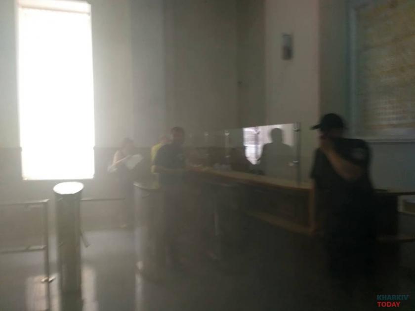 Нацкорпус в горсовете. Фото: KHARKIV Today