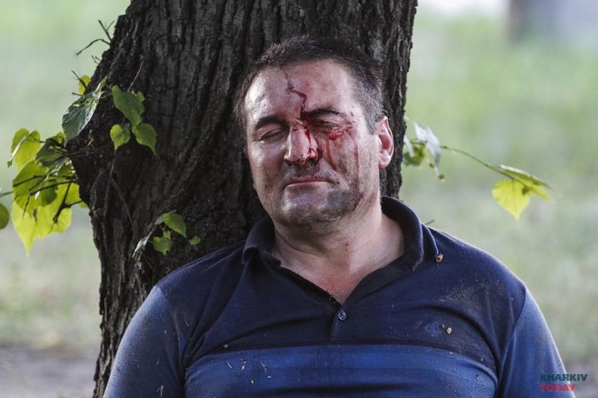 Пьяный харьковчанин угнал маршрутку. Фото: Константин Чегринский/ KHARKIV Today