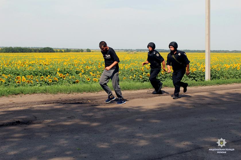 Силовики провели учения. Фото: ГУНП