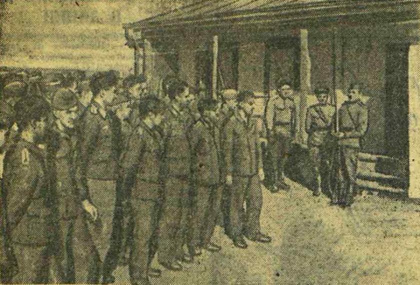 В районе Харькова. Пленные немецкие солдаты и офицеры, «Красная Звезда» 26 августа 1943 года.