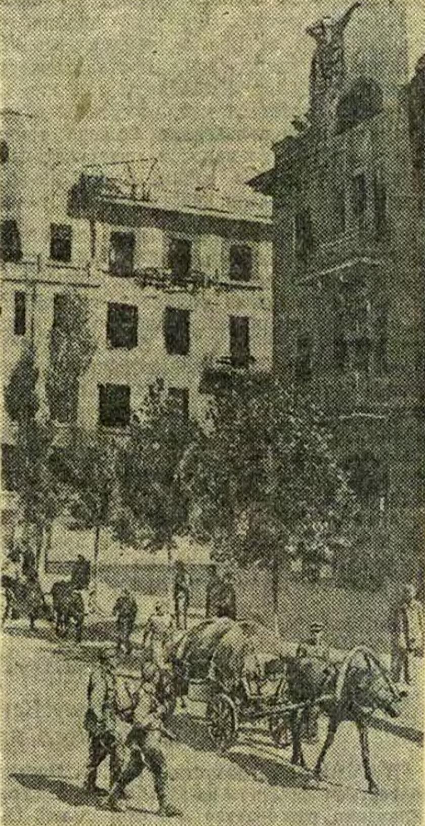 С быстротой молнии облетела окрестные села радостная весть – Харьков освобожден от немцев. Вторая столица Советской Украины возвращена Родине. И тотчас по дорогам на Харьков потянулись обозы, толпы, группы людей. Харьковчане возвращаются в свой родной город, «Комсомольская правда» 25 августа 1943 года