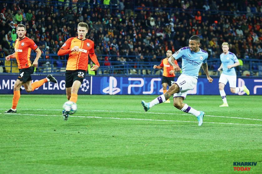 "Шахтер" - "Манчестер Сити" на стадионе "Металлист". Фото: Сергей Козлов / KHARKIV Today