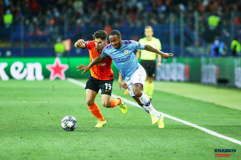 "Шахтер" - "Манчестер Сити" на стадионе "Металлист". Фото: Сергей Козлов / KHARKIV Today