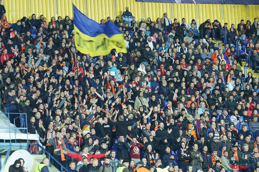 "Шахтер" - "Манчестер Сити" на стадионе "Металлист". Фото: Сергей Козлов / KHARKIV Today