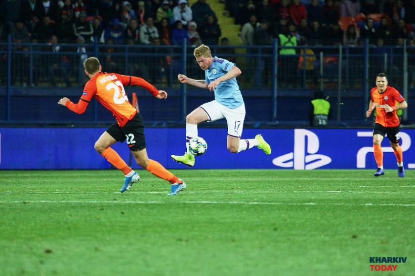 "Шахтер" - "Манчестер Сити" на стадионе "Металлист". Фото: Сергей Козлов / KHARKIV Today