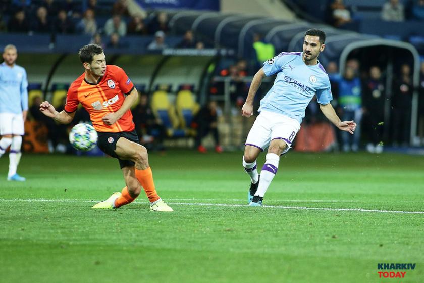 "Шахтер" - "Манчестер Сити" на стадионе "Металлист". Фото: Сергей Козлов / KHARKIV Today