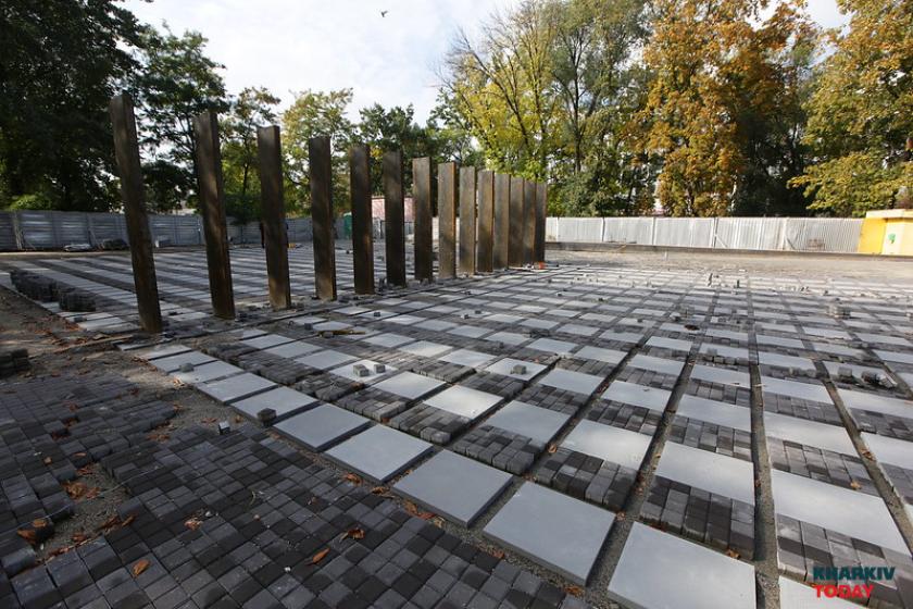 памятник воинам АТО. Фото: Сергей Козлов / KHARKIV Today